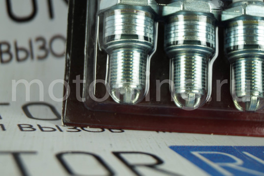 Комплект свечей зажигания Brisk 3 контактные на инжекторные ВАЗ 2108-21099, 2110-2112