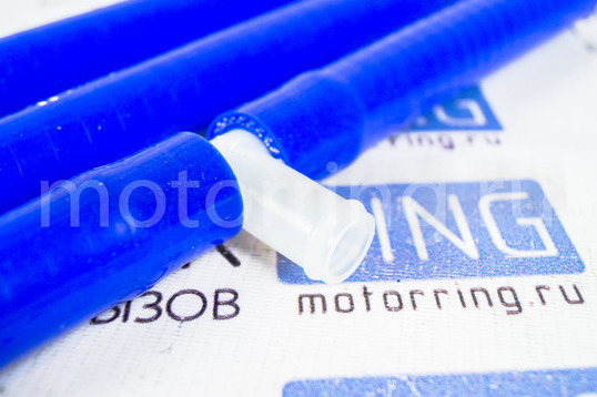 Патрубки печки силиконовые синие для ВАЗ 2110