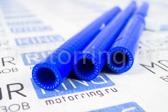 Патрубки печки силиконовые синие для ВАЗ 2110