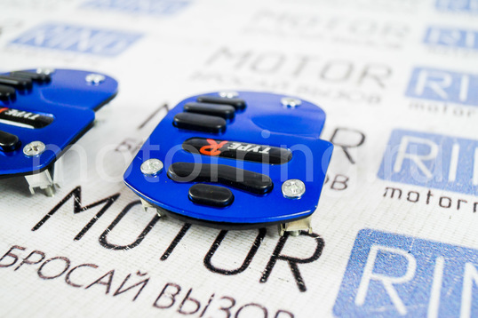Накладки на педали Type R синие