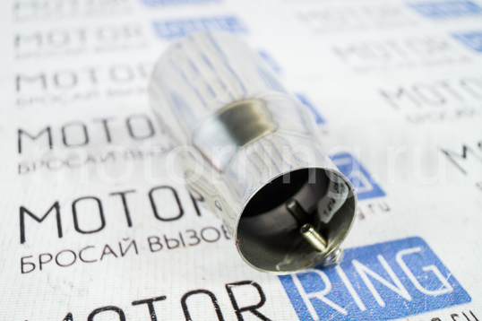 Круглая насадка глушителя Sal-Man HJ-414 Small d63мм из нержавеющий стали