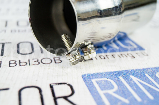 Круглая насадка глушителя Sal-Man HJ-414 Small d63мм из нержавеющий стали