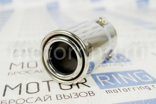 Круглая насадка глушителя Sal-Man HJ-429 d63мм из нержавеющий стали