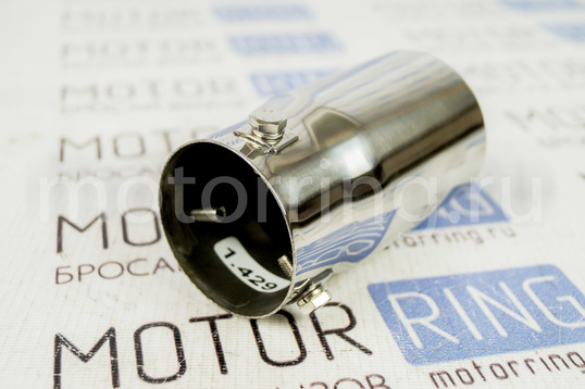 Круглая насадка глушителя Sal-Man HJ-429 d63мм из нержавеющий стали