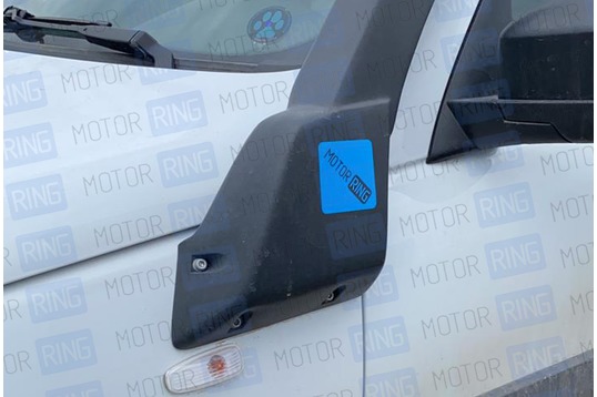 Фирменная наклейка MotoRRing на прозрачной подложке