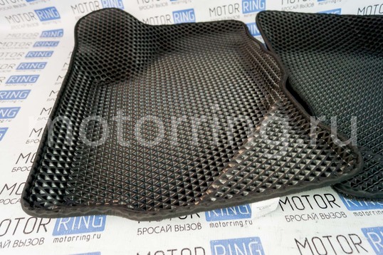 Формованные коврики EVA 3D Boratex оригинал в салон для Лада Калина, Калина 2