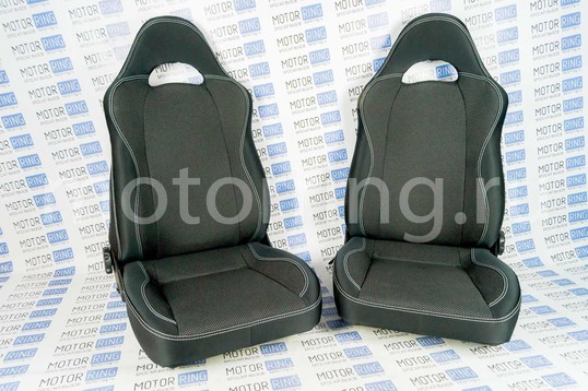 Комплект анатомических сидений VS Форсаж Самара для ВАЗ 2108-21099, 2113-2115