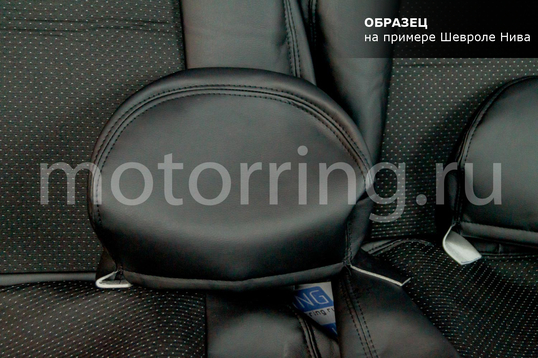 Обивка сидений (не чехлы) экокожа с тканью для ВАЗ 2110