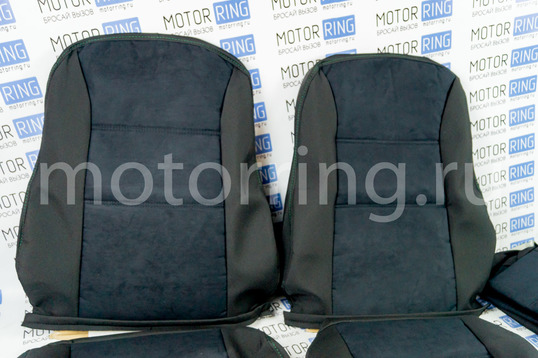 Обивка сидений (не чехлы) ткань с алькантарой для ВАЗ 2108-21099, 2113-2115, 5-дверной Лада 4х4 (Нива) 2131