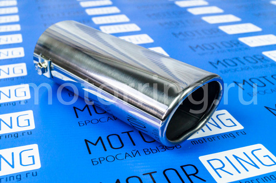 Овальная насадка глушителя Sal-Man Sal-Man HJ-6005.2 d65х55мм из нержавеющий стали