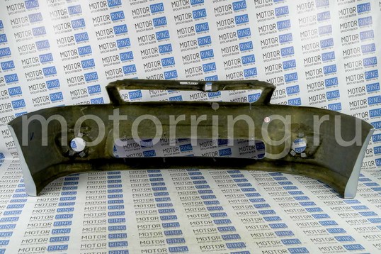 Передний бампер Снайпер 2 неокрашенный для Лада Приора