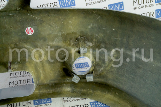 Передний бампер Снайпер 2 неокрашенный для Лада Приора