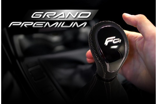 Ручка КПП с пыльником Ferrum Group Grand Premium обшитая экокожей для Лада Веста