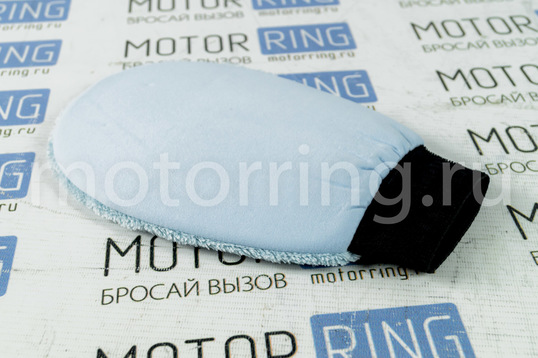 Варежка для мойки и полировки автомобиля из микрофибры Mitten Polish & Clean 15х25 см