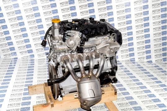 Двигатель ВАЗ 21124 в сборе с впускным и выпускным коллектором для ВАЗ 2110-2112, 2113, 2114