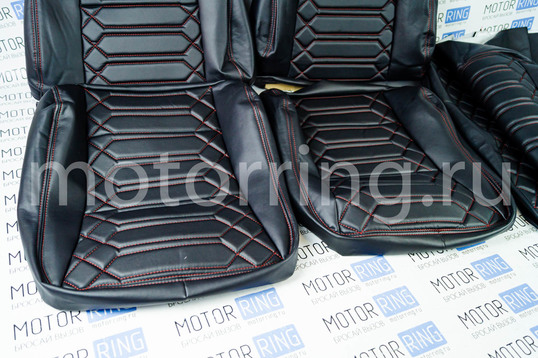Обивка сидений (не чехлы) Кобра экокожа для ВАЗ 2108-21099, 2113-2115, 5-дверной Лада 4х4 (Нива) 2131
