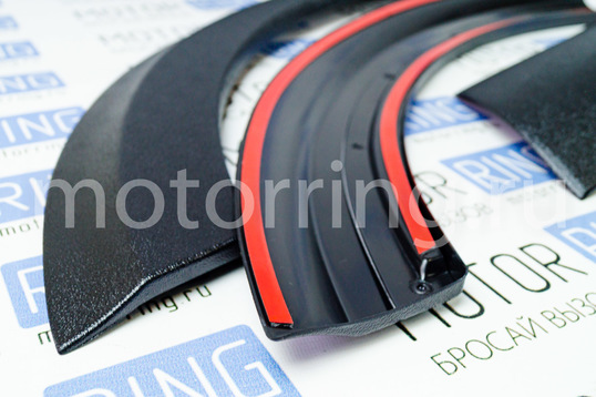 Кросс комплект нового образца (расширители колесных арок и накладки на пороги и передний бампер) АртФорм для Лада Иксрей