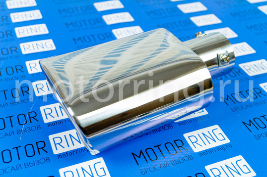 Овальная насадка глушителя Sal-Man HJ-704 d138х74мм из нержавеющий стали