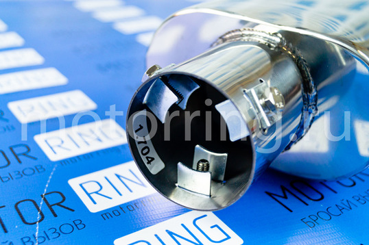 Овальная насадка глушителя Sal-Man HJ-704 d138х74мм из нержавеющий стали