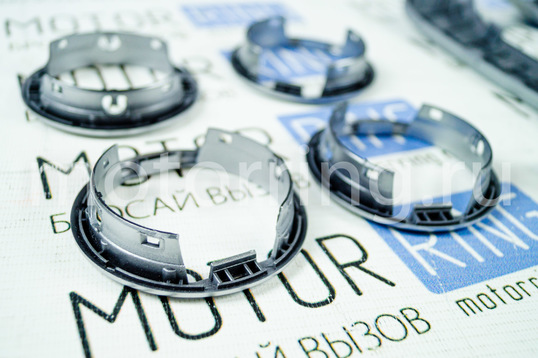 Облицовки рукояток пассажирских дверей и кольца дефлектора отопителя серебристые (жидкий хром) для Лада Гранта, Гранта FL, Калина 2, Датсун