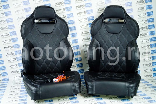 Комплект анатомических сидений VS Кобра Самара для ВАЗ 2108-21099, 2113-2115_1