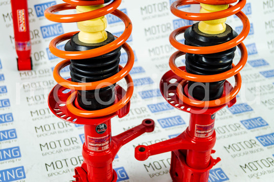 Комплект подвески SS20 Спорт в сборе с занижением 50 мм на Лада Калина, Калина 2, Гранта