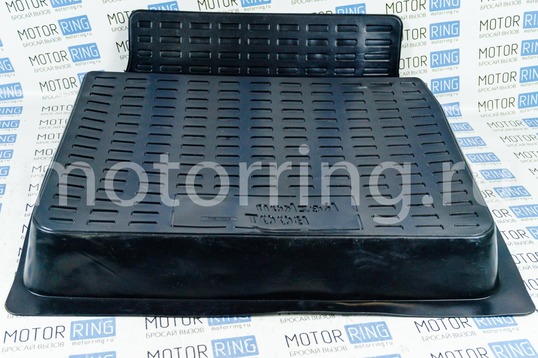 Пластиковый коврик Rezkon в багажник для ВАЗ 2101, 2103, 2106 