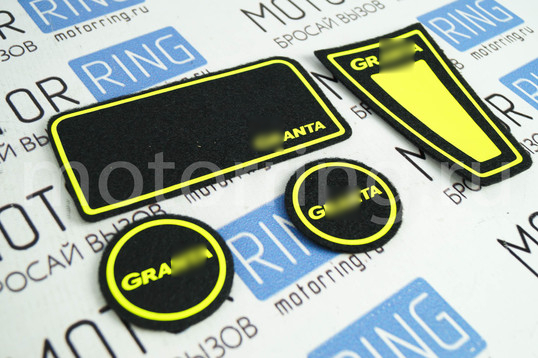 Коврики панели приборов Ворс с названием модели для Лада Гранта, Гранта FL_1