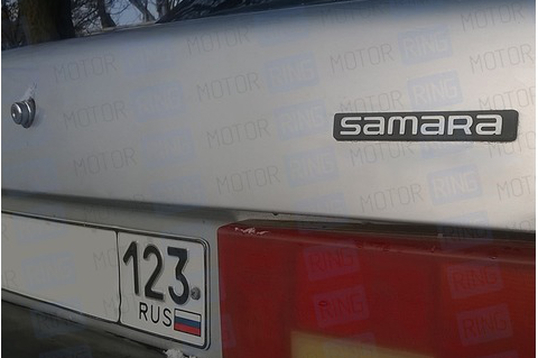 Шильдик SAMARA на крышку багажника для ВАЗ 2108-21099