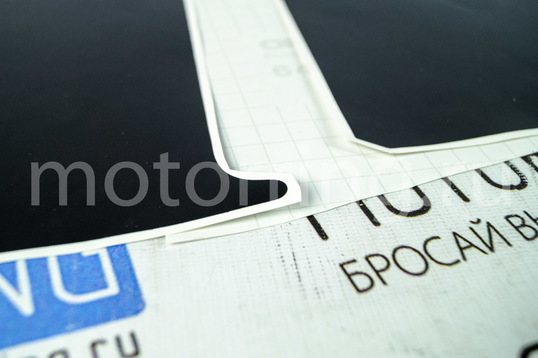 Комплект черных накладок (наклейки) стоек дверей для Лада Ларгус, Ларгус FL