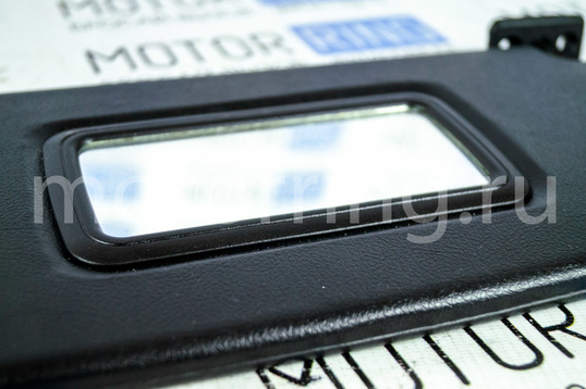 Черные солнцезащитные козырьки с зеркалом для Лада Калина