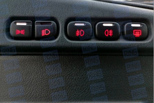 Пересвеченная кнопка обогрева сидений с индикацией для ВАЗ 2113-2115, Лада Калина, Нива Тревел, Шевроле Нива