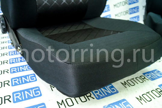 Комплект тканевых сидений от Приора 2 адаптированных для ВАЗ 2110-2112