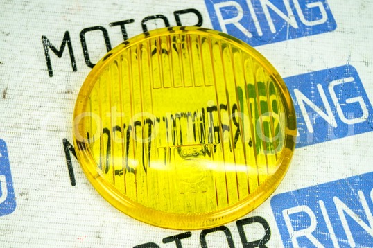 Стекло круглой противотуманной фары желтое Освар для ВАЗ 2108-21099_1