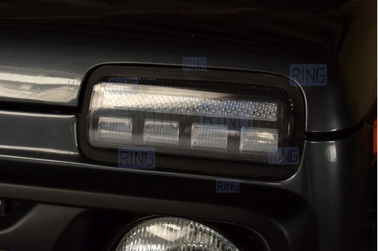 Оригинальные светодиодные (LED) подфарники Тюн-Авто TRINITY с ДХО и динамическим поворотником для Лада 4х4, Нива Легенд