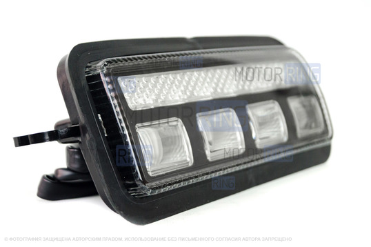 Оригинальные светодиодные (LED) подфарники Тюн-Авто TRINITY с ДХО и динамическим поворотником для Лада 4х4, Нива Легенд