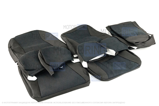 Обивка сидений (не чехлы) ткань с алькантарой для ВАЗ 2111, 2112