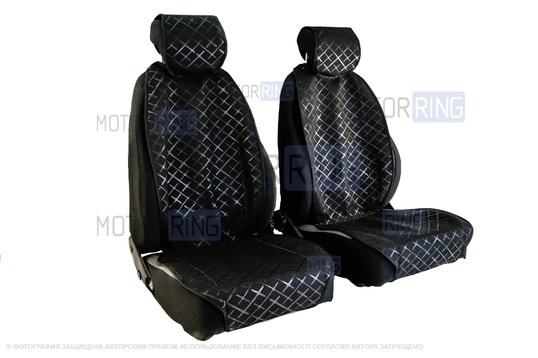 Универсальные защитные накидки передних сидений из ткани Скиф_1