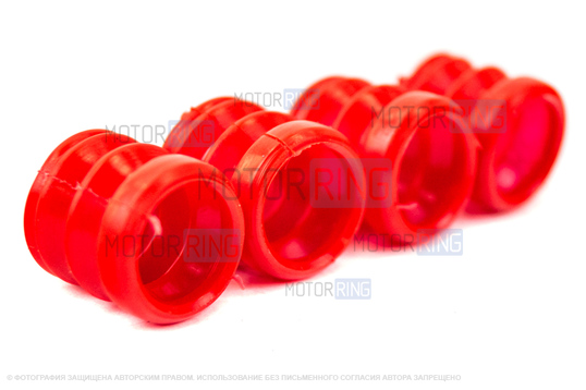 Чехол пальца суппорта (мини-гофра) красный полиуретан CS20 Drive для ВАЗ 2108-2115, Лада Калина, Калина 2, Гранта, Гранта FL, Приора