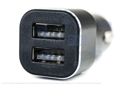 USB адаптер на 2 слота от прикуривателя автомобиля CARLINE