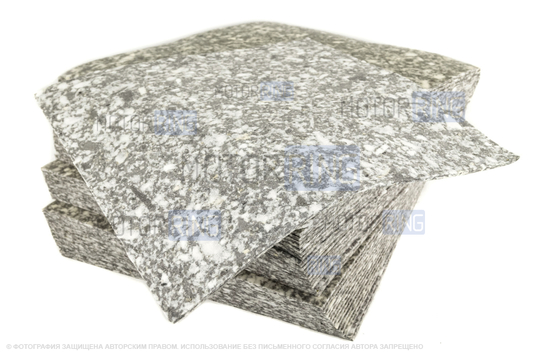 Комплект из 50 листов влагостойкой шумоизоляции (ППУ) 50х50см на клеевой основе_1