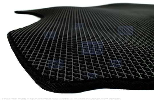 Коврик EVA SPC полномасштабный под цельный багажник с ушами для Лада Гранта лифтбек, Гранта FL лифтбек