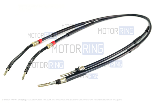 Комплект тросов привода ручного тормоза задние БелМаг для ВАЗ 2108-21099_1