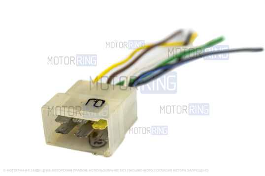 Комплект межжгутовых 6-контактных колодок (штыревая и гнездовая) с проводами для Лада