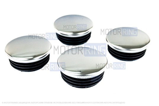 Комплект хромированных заглушек ступиц колес для ВАЗ 2108-21099, 2110-2112, 2113-2115_1