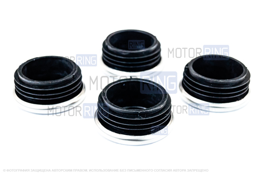 Комплект хромированных заглушек ступиц колес для ВАЗ 2108-21099, 2110-2112, 2113-2115
