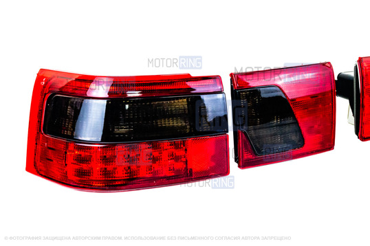Светодиодные фонари в стиле AUDI RS ВАЗ 2110, 2112 (тонированные)