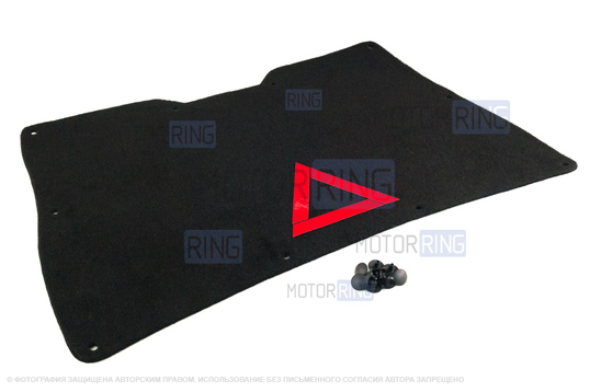 Ворсовая обивка крышки багажника с аварийным знаком для Лада Гранта FL седан