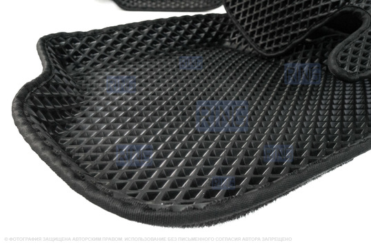 Формованные коврики EVA 3D Boratex в салон для Skoda Octavia A5 2009-2012 г.в.
