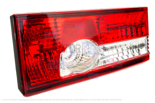 Задние фонари Torino красные с белой полосой для ВАЗ 2108-21099, 2113, 2114
